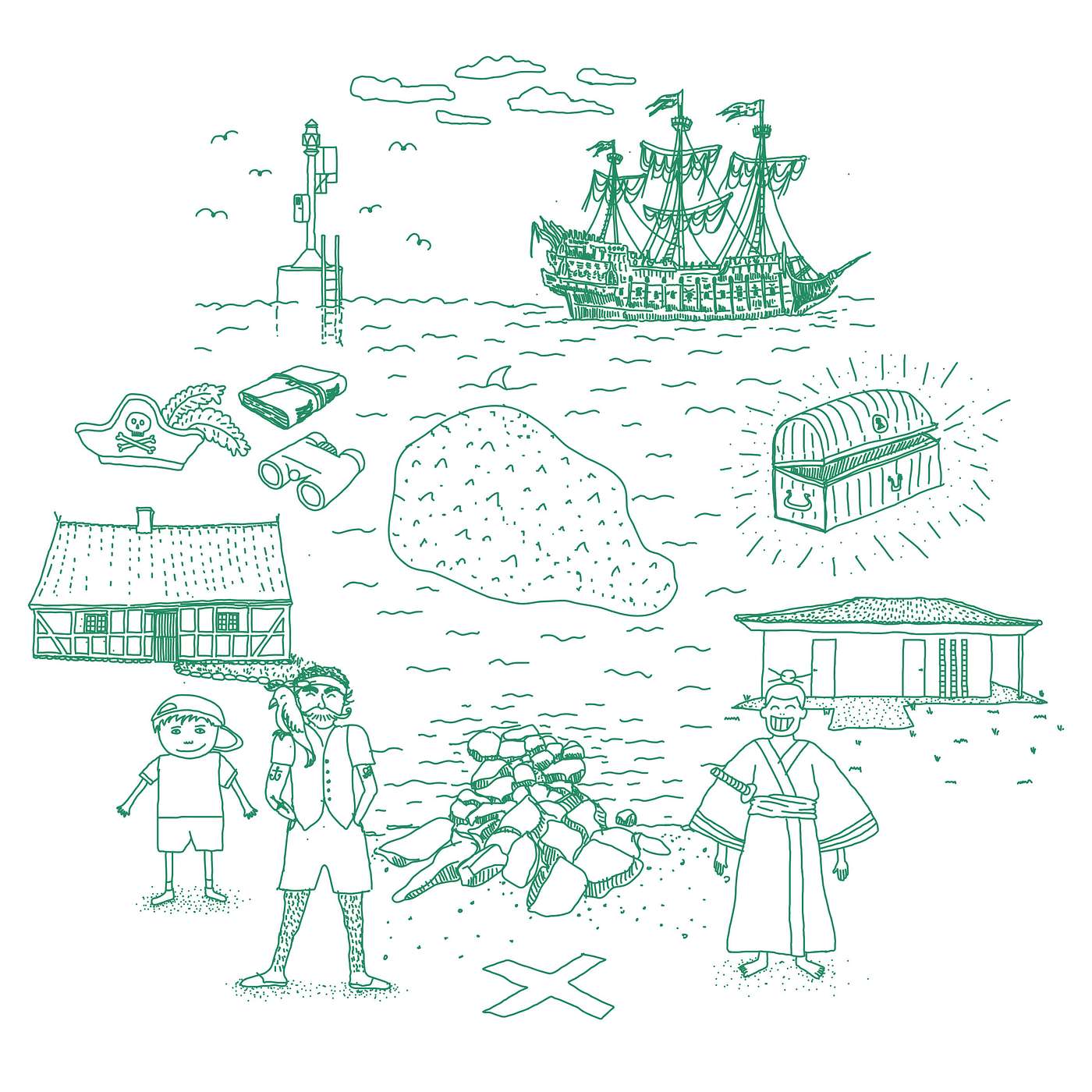 Kaptajn Fahnø og den forsvundne skat Kaptajn Fahnø og den forsvundne skat