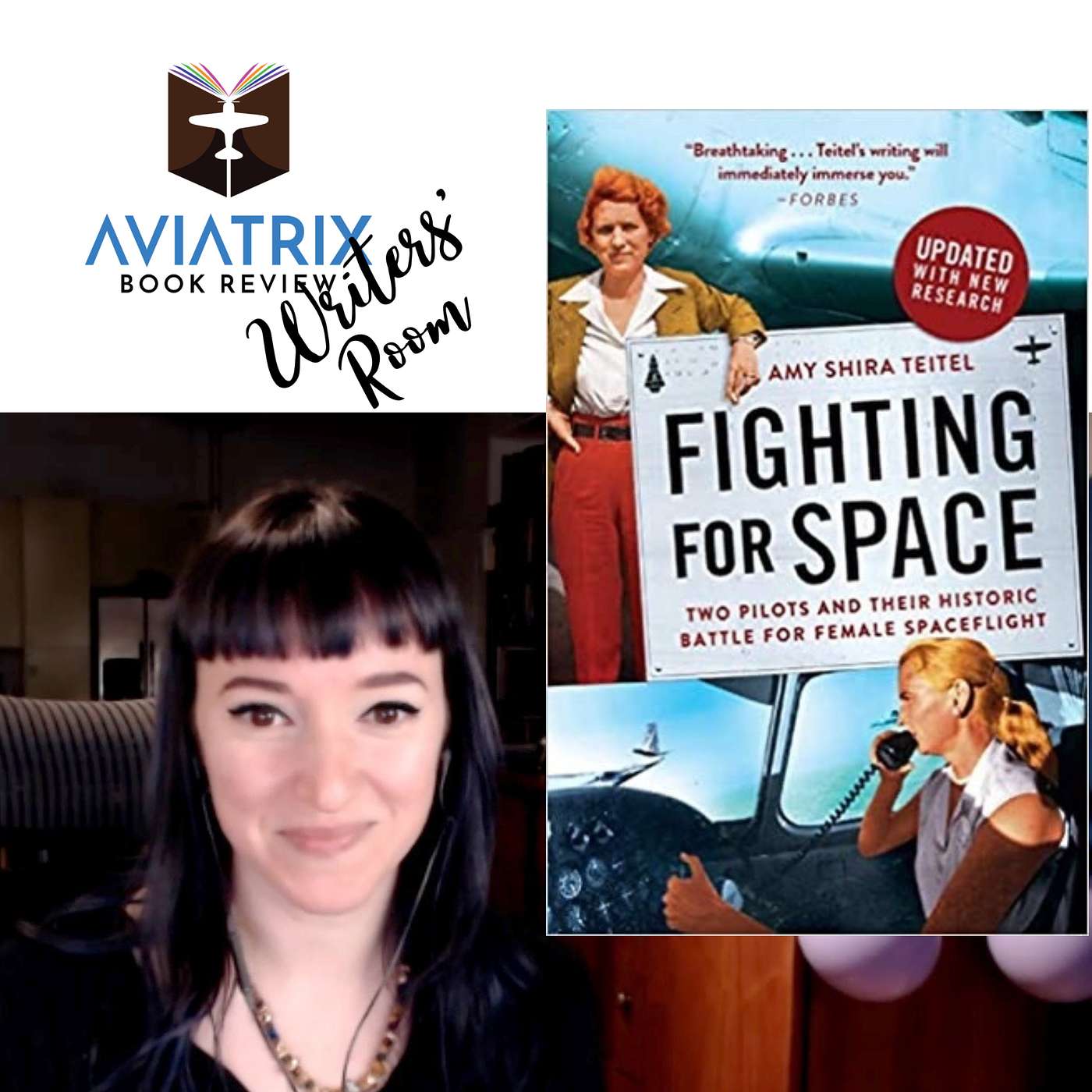 Aviatrix Writers' Room - Amy Shira Teitel on research, book proposal, and promotion