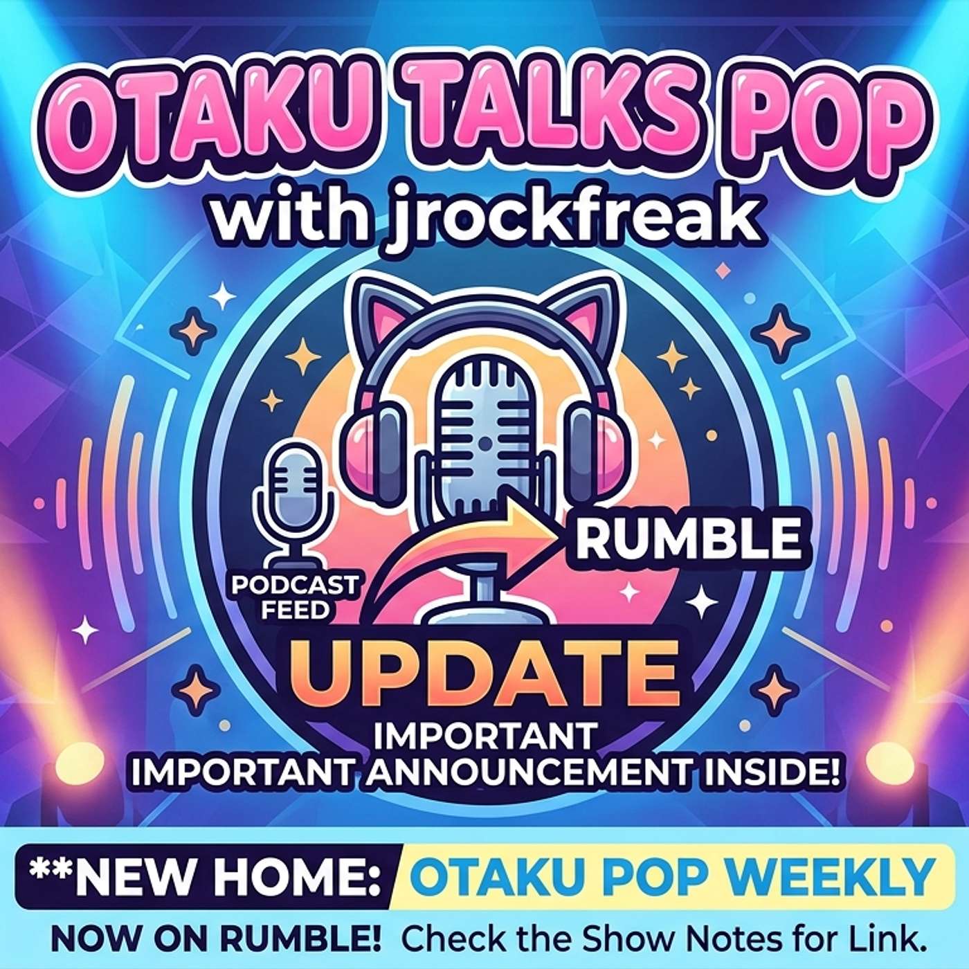 Important Update for OtakuTalksPop episode artwork