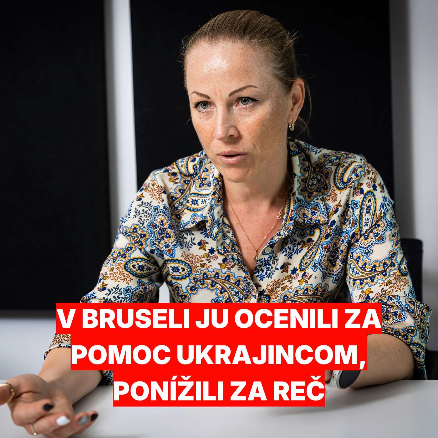 Vinná za ruštinu? V Bruseli ju ocenili za pomoc Ukrajincom, no aj ponížili episode artwork