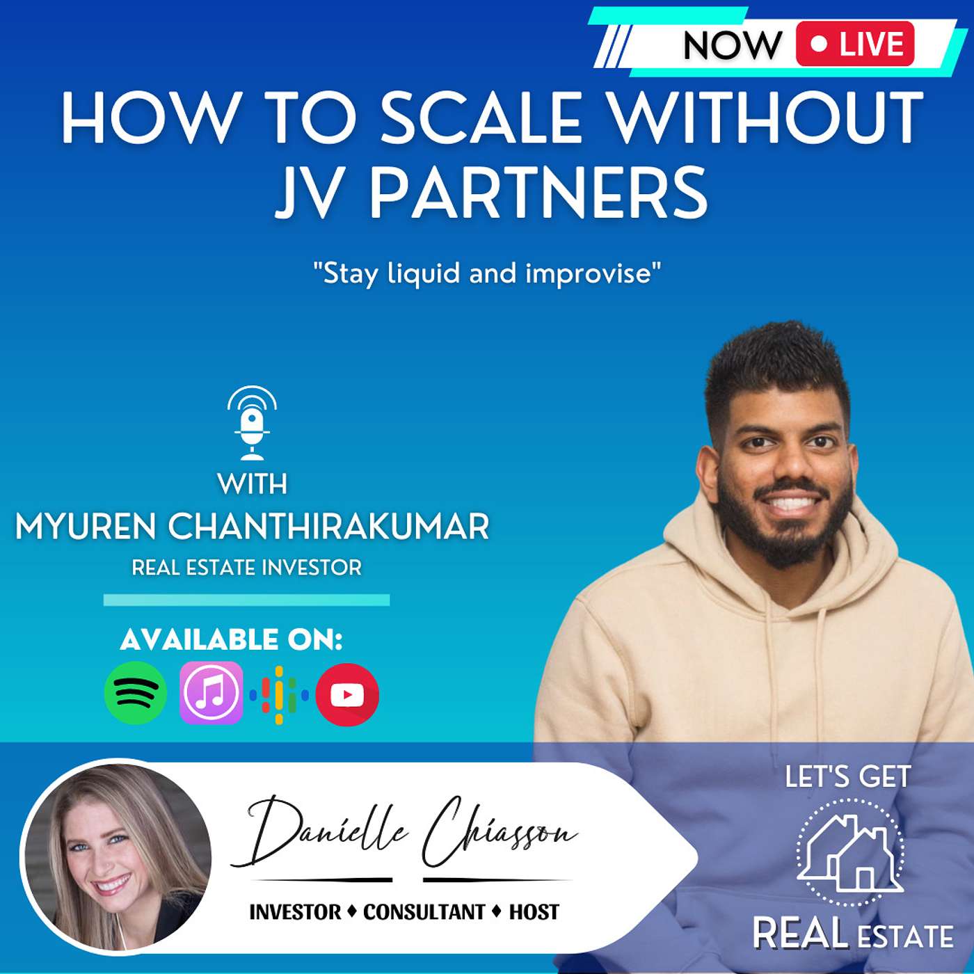 How to Scale Without JV Partners with Myuren Chanthirakumar Ep. 102 episode artwork