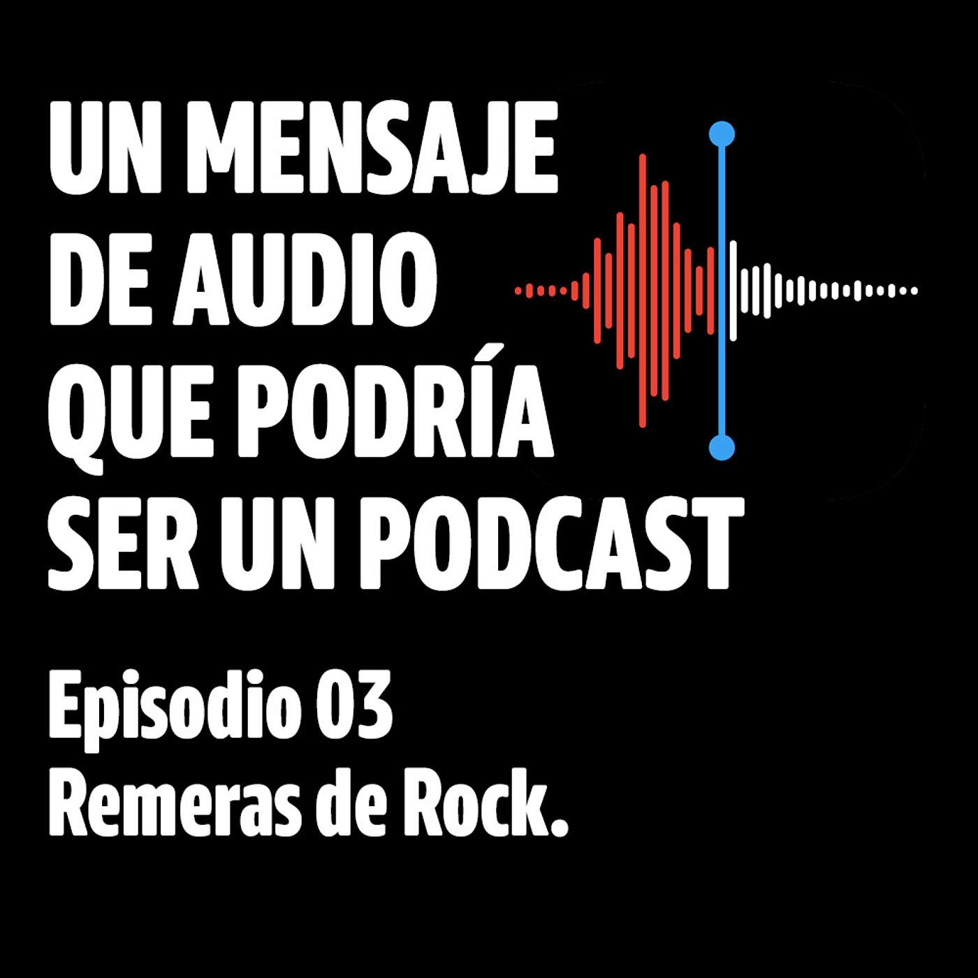 Un mensaje de audio que podría ser un podcast