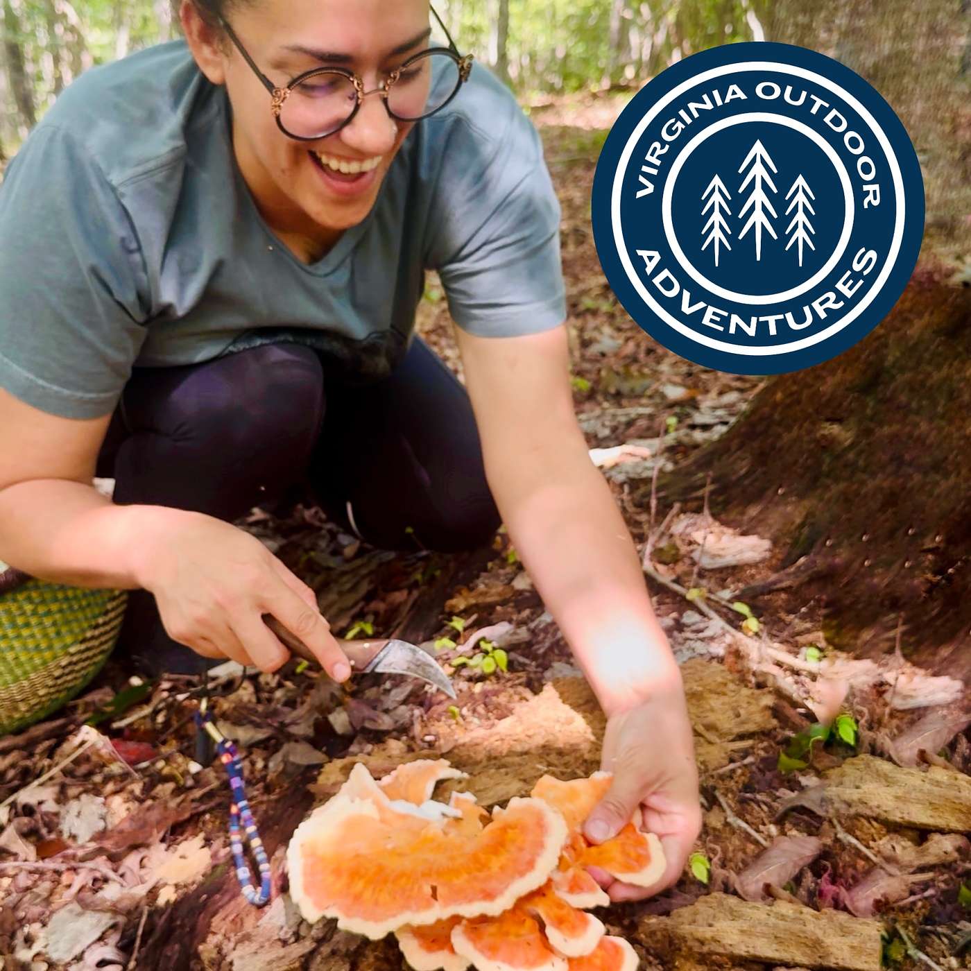 Mushroom Foraging in Virginia: Wild Edibles, Seasonal Finds, and Foraging Tips with Gabrielle Cerberville, aka the Chaotic Forager (Ep 80, Pt 1)