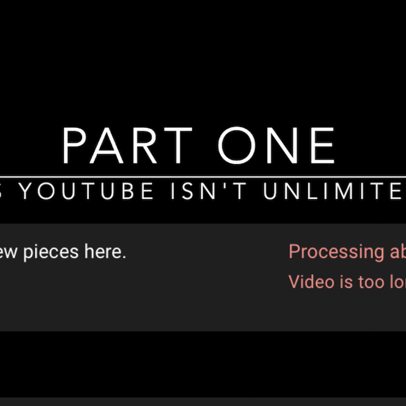 PART TWO | since the video was too long, had to splice it in two...