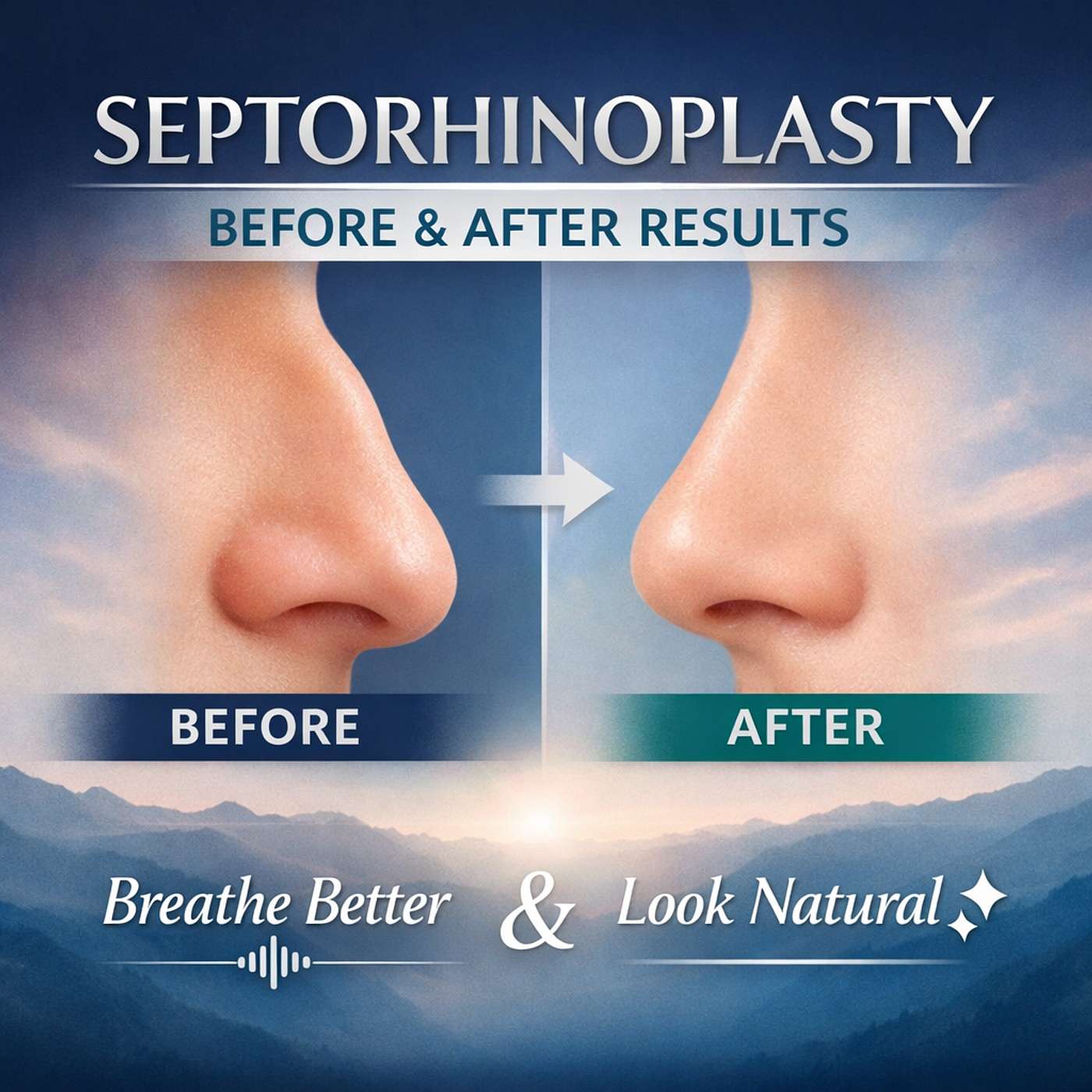 Real Septorhinoplasty Before and After Results How Nose Shape and Breathing Improve Together cover art