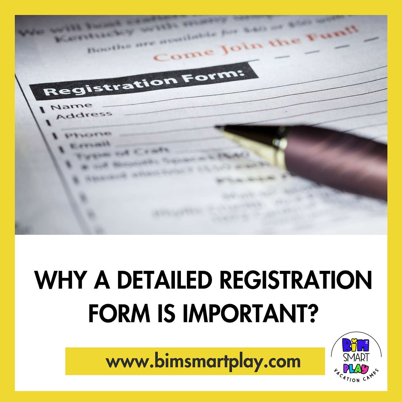 [Season1: Ep: 04] The Importance of A Detailed Registration Form