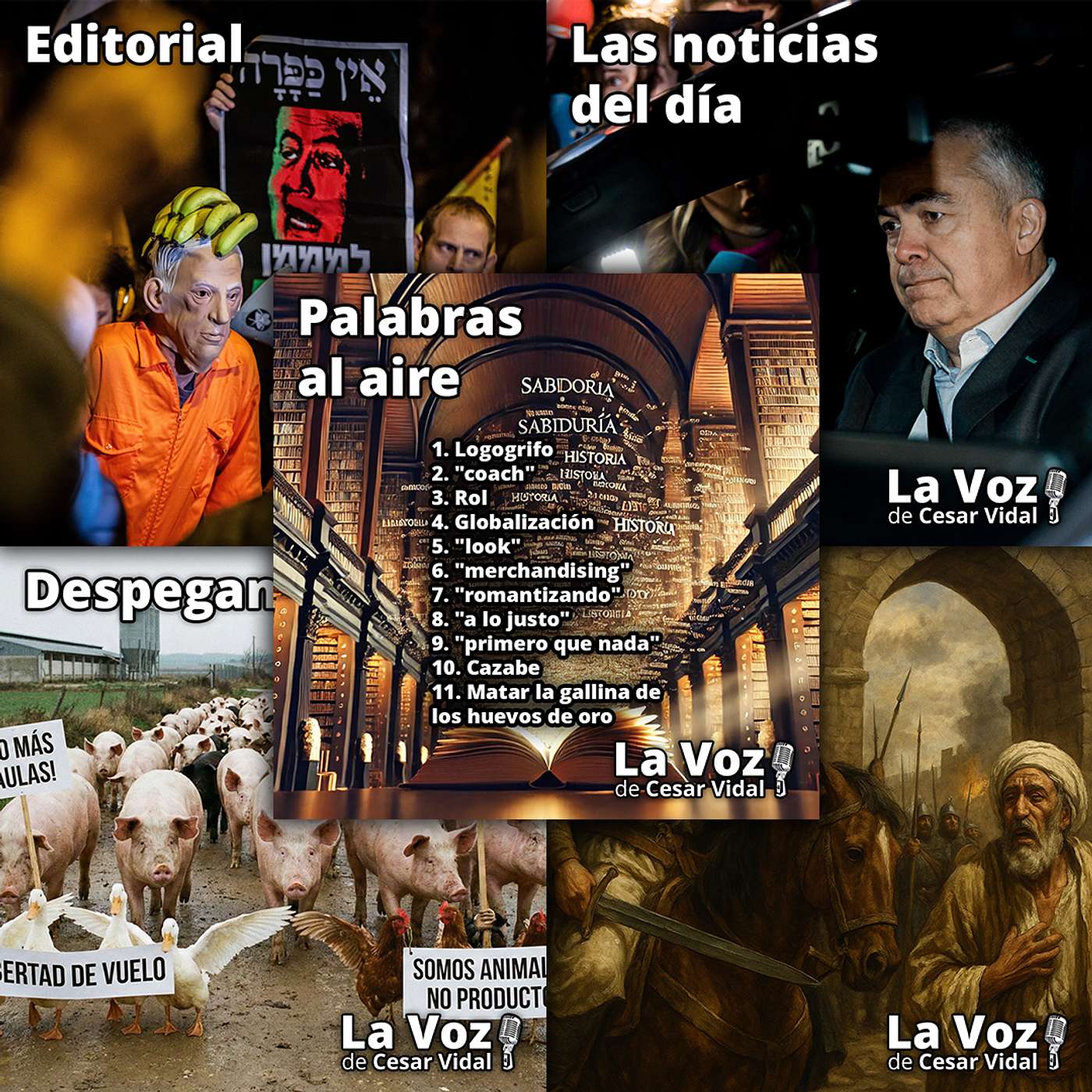 Programa Completo de La Voz de César Vidal - 01/12/25