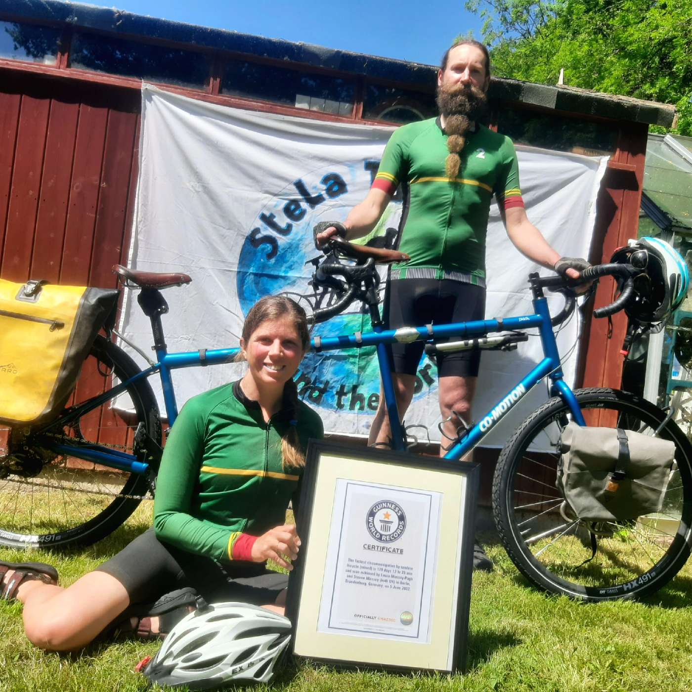 Laura Massey-Pugh: A New Guinness World Record for Circumnavigating the World by Tandem Bicycle