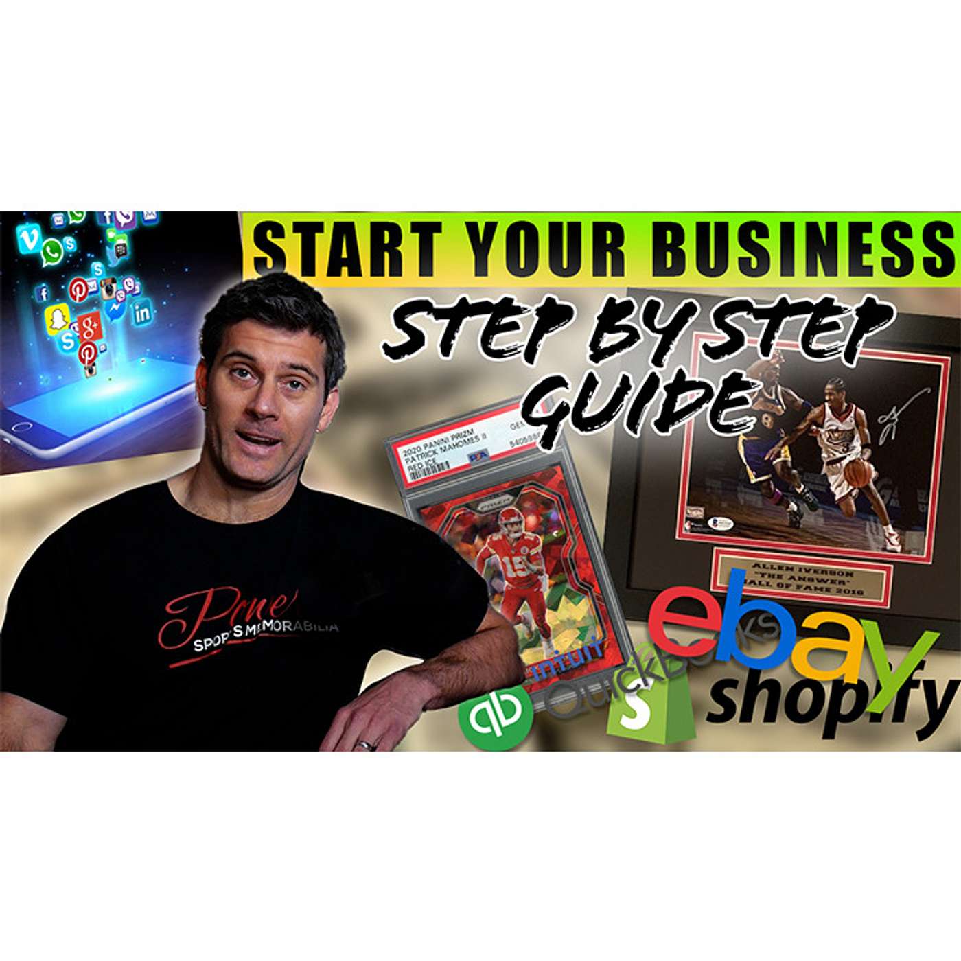 How to Start Your SPORTS CARD or Autograph ONLINE BUSINESS | PSM