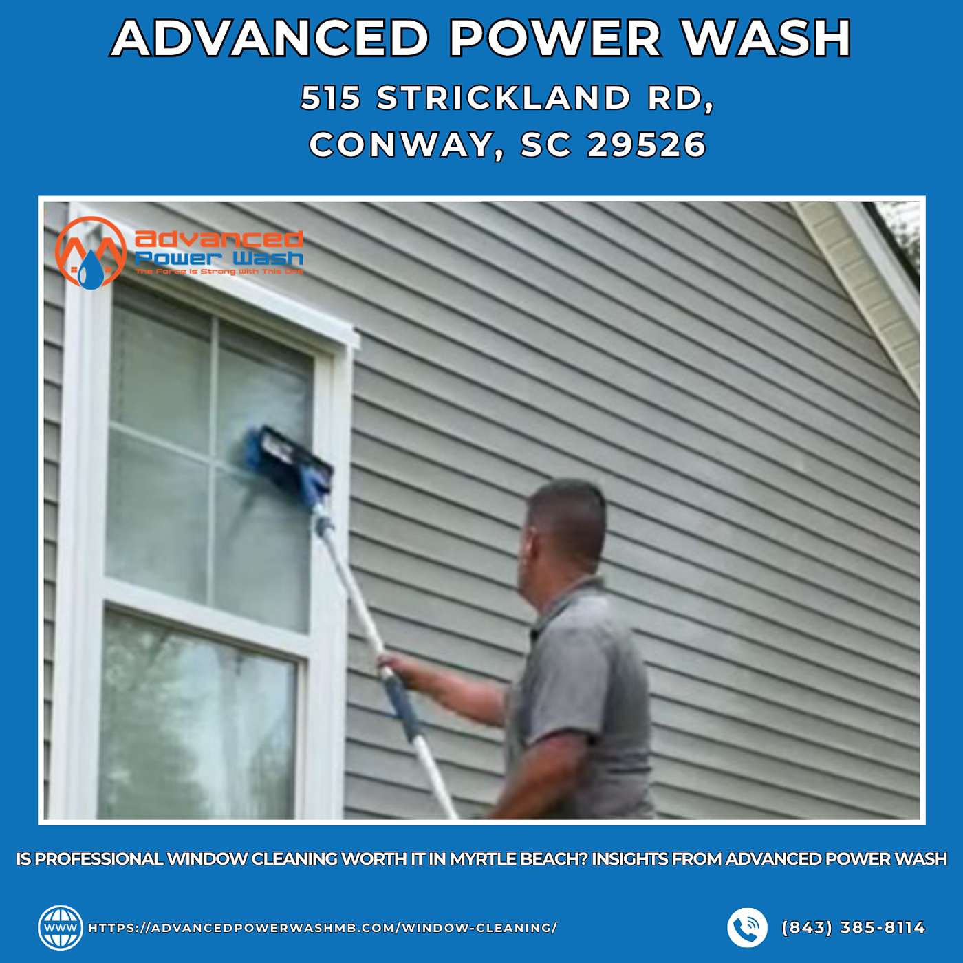 Is Professional Window Cleaning Worth It in Myrtle Beach? Insights From Advanced Power Wash episode artwork