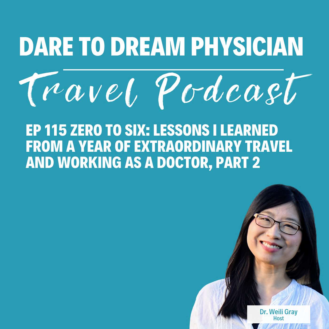 Ep 115 Zero to Six: Lessons I Learned from a Year of Extraordinary Travel and Working as a Doctor, Part 2