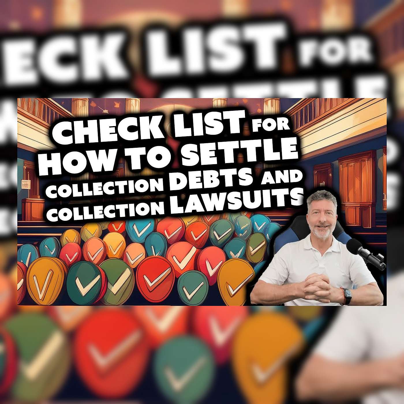 Check List for How to Settle Collection Debts and Collection Lawsuits