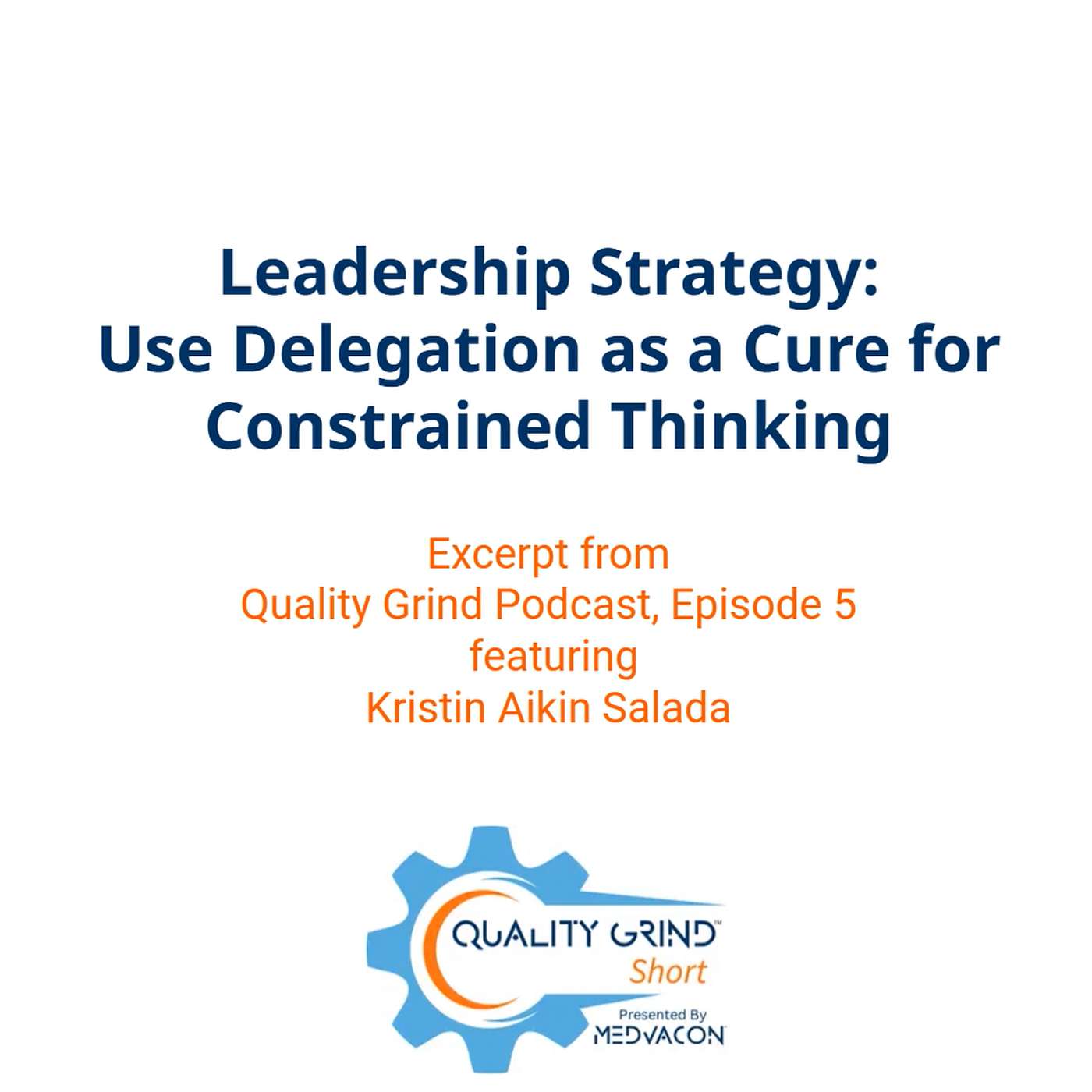Delegation as a Cure for Constrained Thinking
