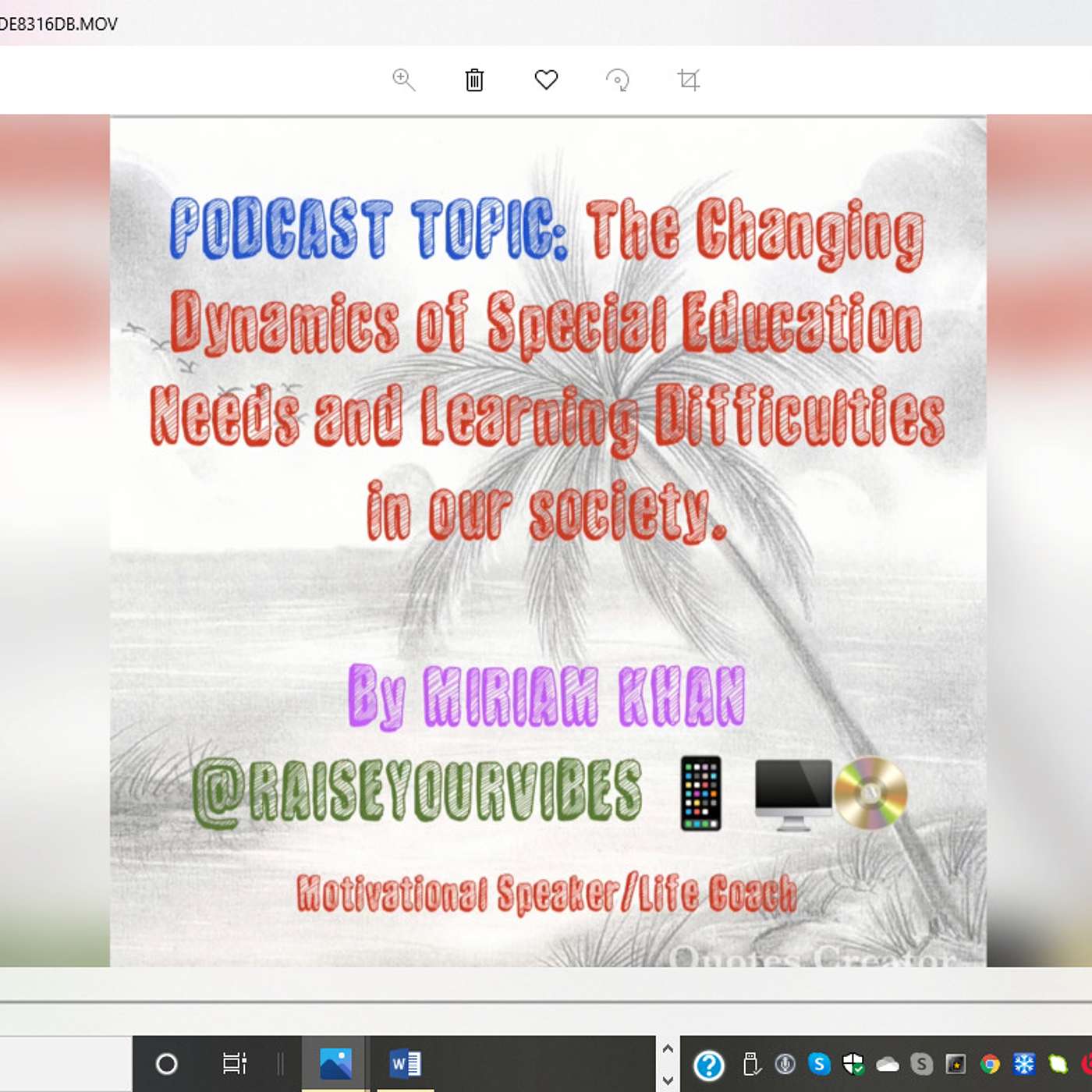Podcast Topic: The Changing Dynamics of Special Educational Needs and Learning Difficulties. episode artwork