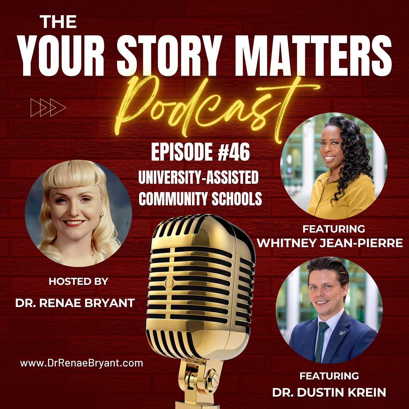 The Your Story Matters Podcast Episode 46: Whitney “JP” Jean-Pierre & Dr. Dustin J. Krein episode artwork