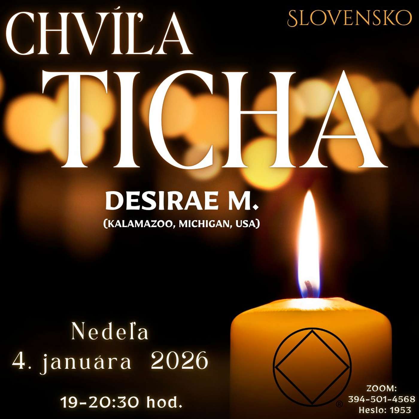 Chvíľa ticha - Desirae M. (Michigan, USA) - 4. 1. 2026 episode artwork