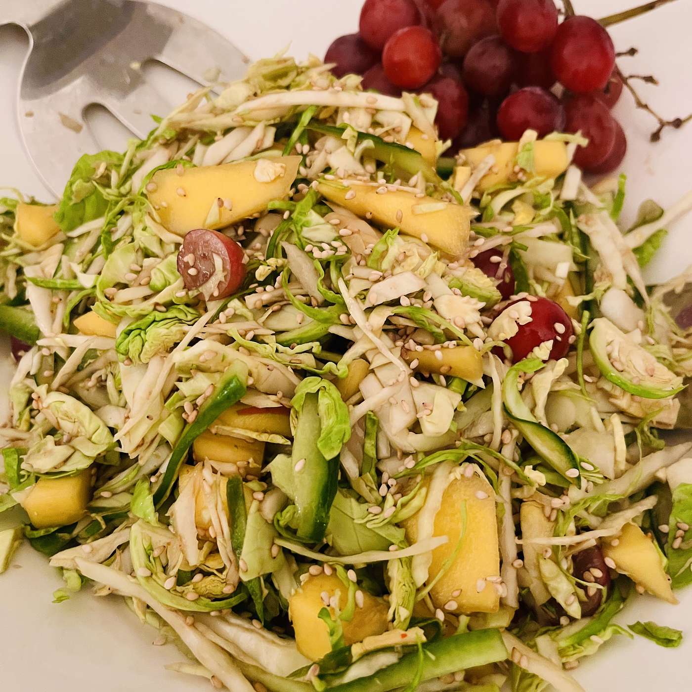 S5 E18: Brussels Sprout Slaw with Sesame Vinaigrette