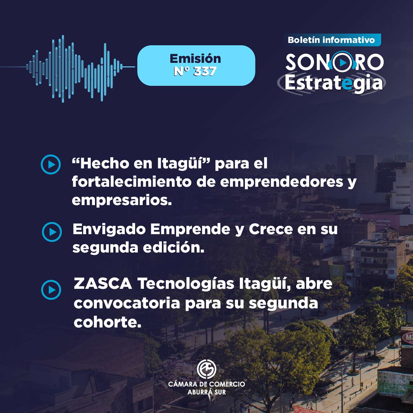 Boletín Sonoro Estrategia N°337 – Agosto 15 de 2025 episode artwork
