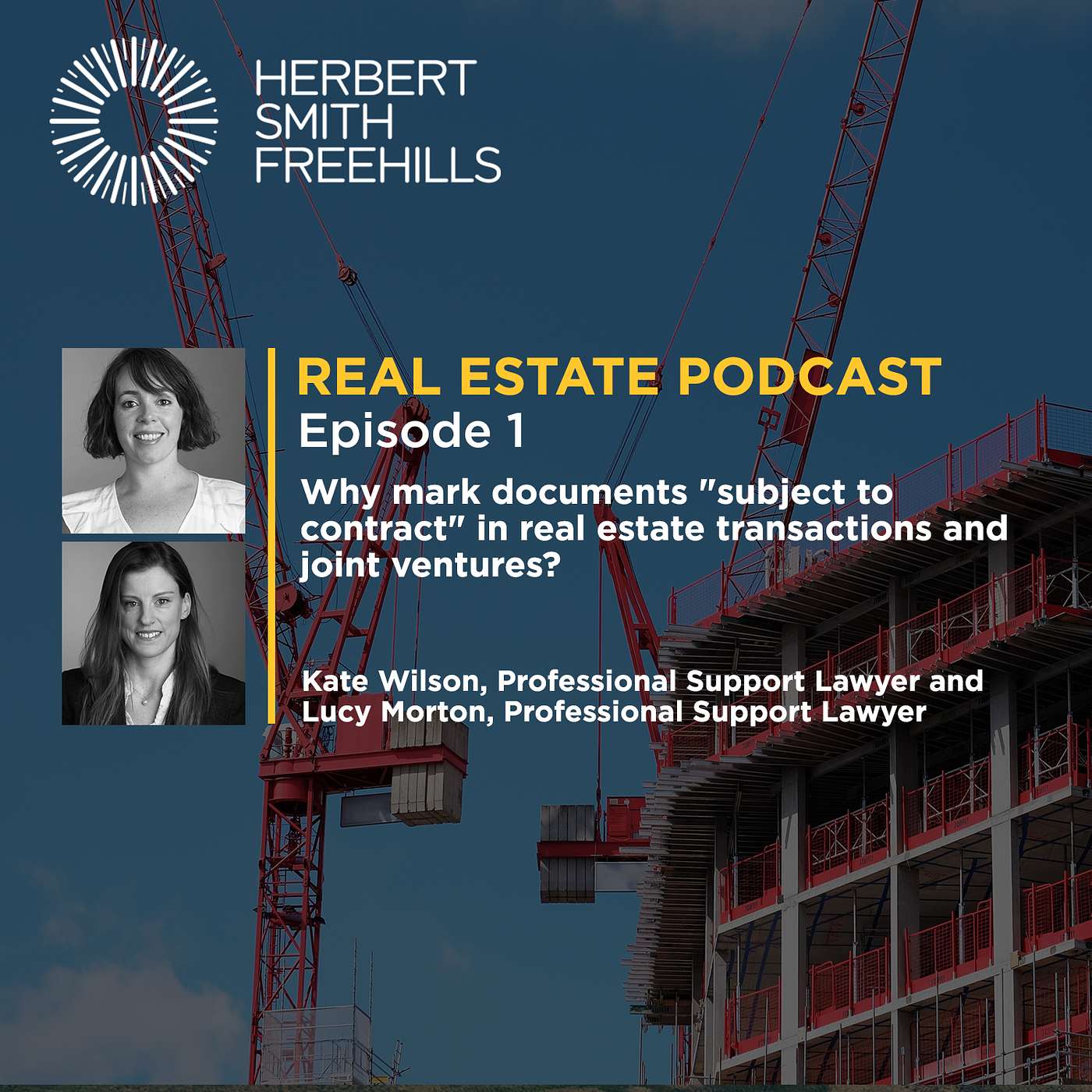 Real Estate EP1: Why mark documents "subject to contract" in real estate transactions and JVs? episode artwork