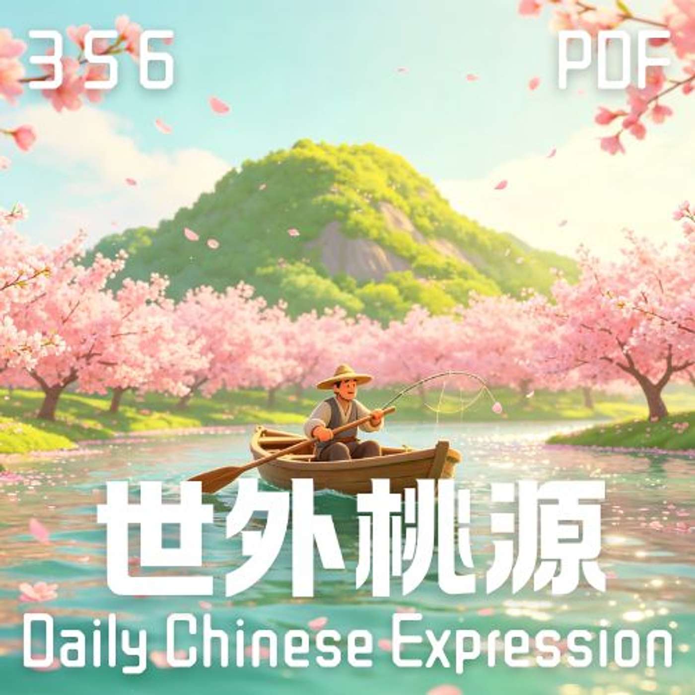 Daily Chinese Expression 356「 世外桃源 」 Chinese podcast -Speak Chinese with Da Peng #汉语俗语和习惯用语