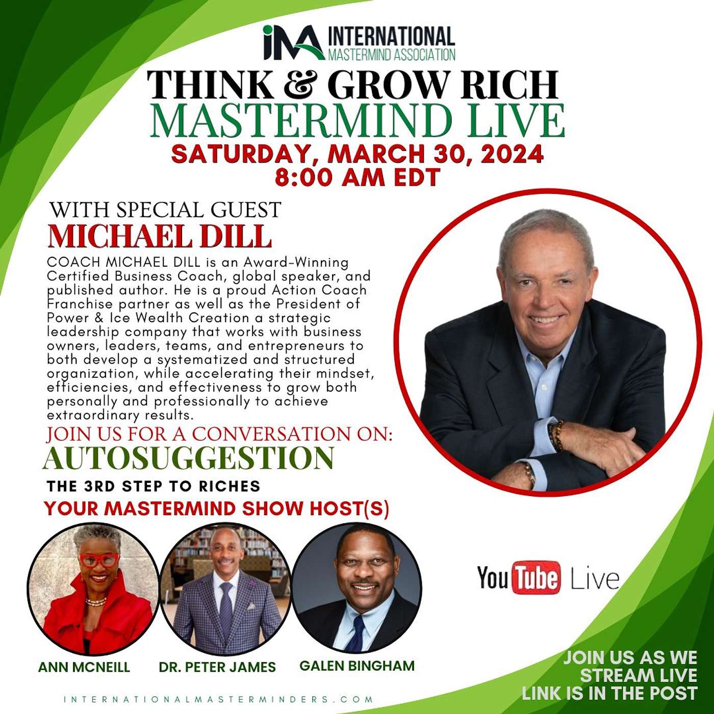 IMA Think & Grow Rich Saturday Show 03.30.2024 episode artwork