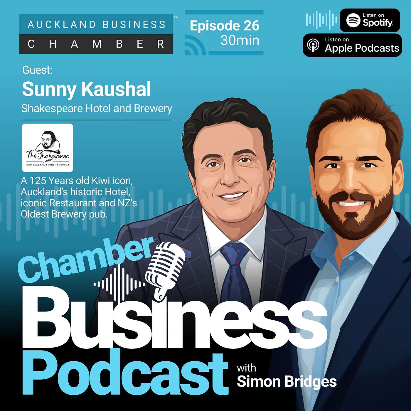 From growing up in the Himalayas to running one of Auckland's oldest pub - Episode 26 of Chamber Business Podcast with Sunny Kaushal