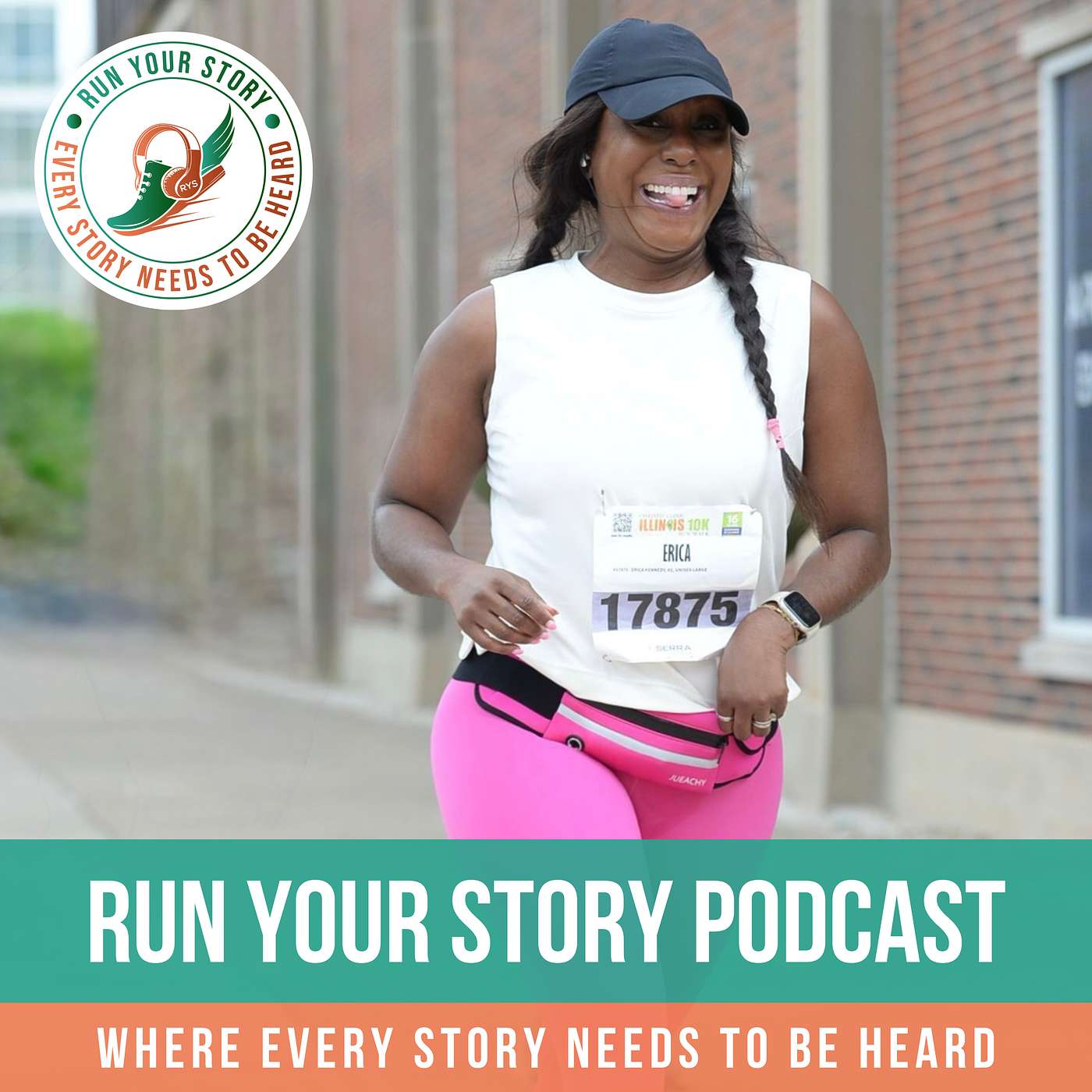 Erica Kennedy - "Find the joy in running" episode artwork