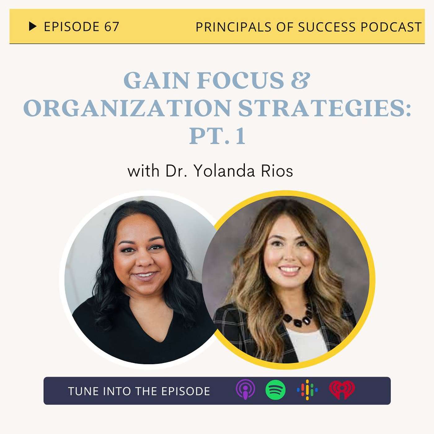 67: Gain Focus & Organization Strategies with Yolanda Rios: Pt. 1