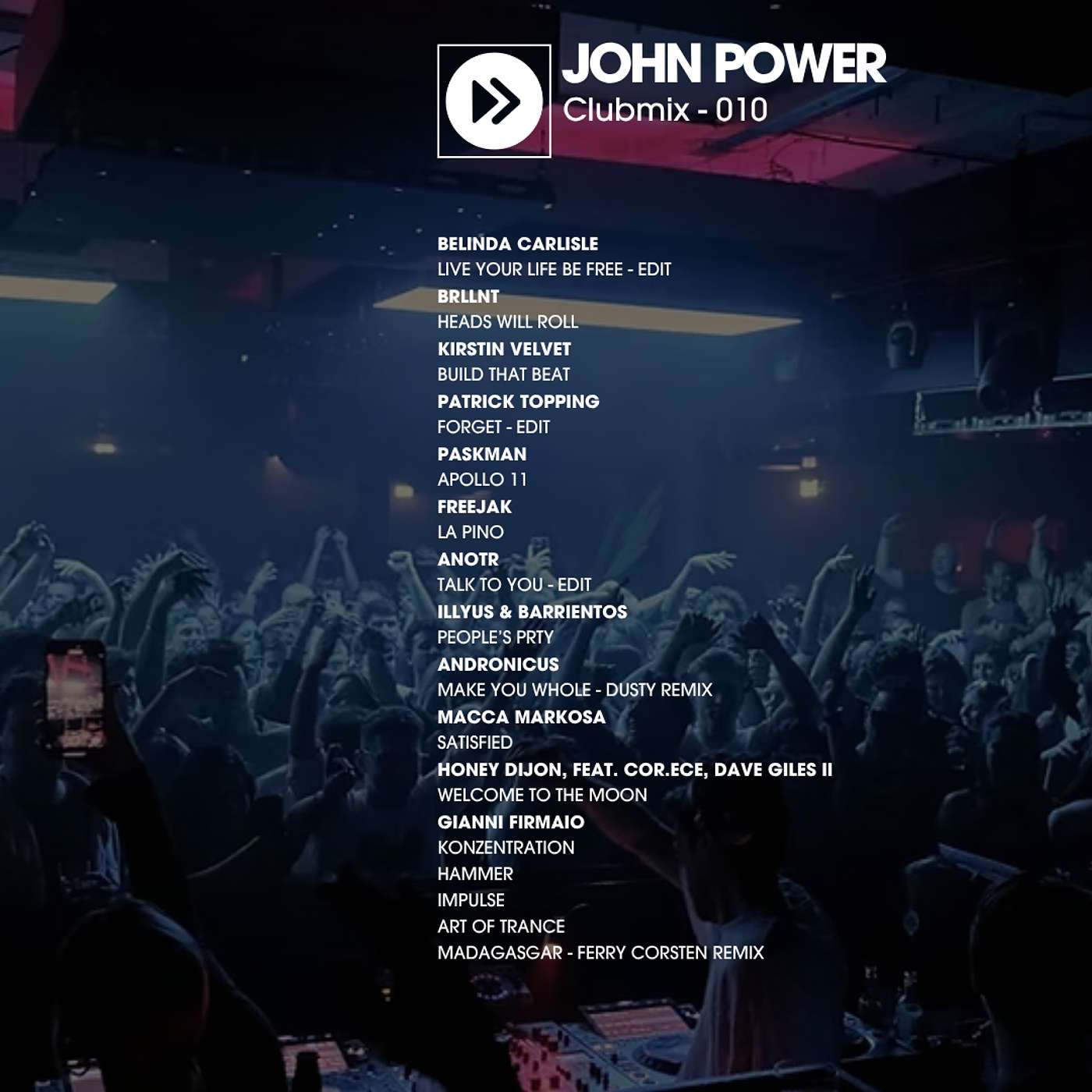 John Power - Clubmix - 010 episode artwork