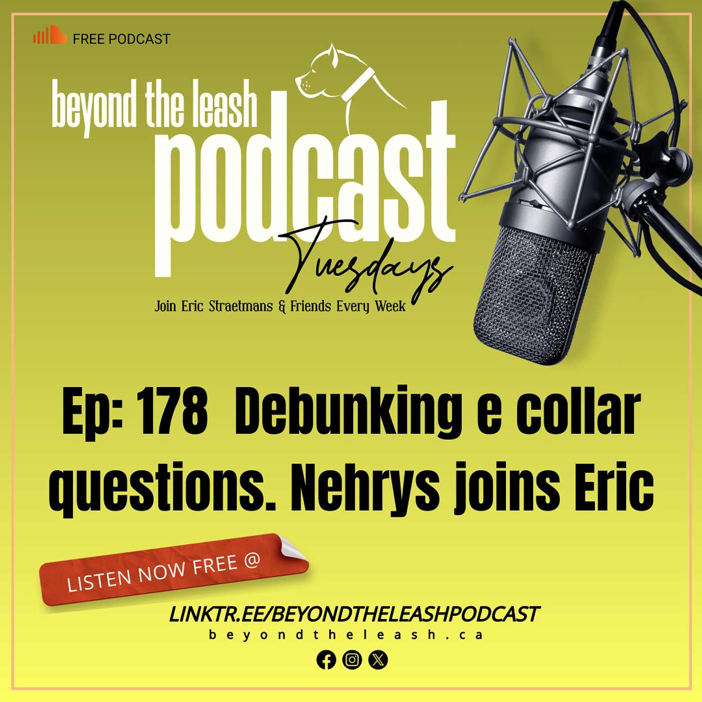Ep 178: Debunking e collar questions. Nehrys joins Eric