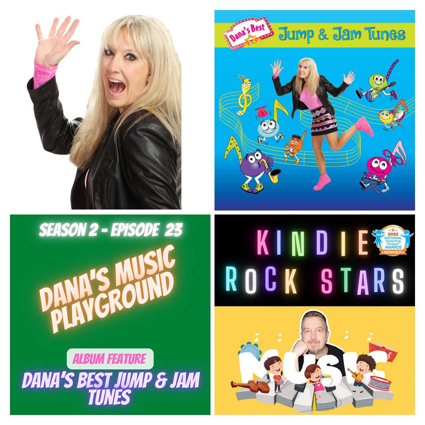 Season 2 Ep 23 - DANA'S MUSIC PLAYGROUND - Dana's Best Jump & Jam Tunes (Album Feature)