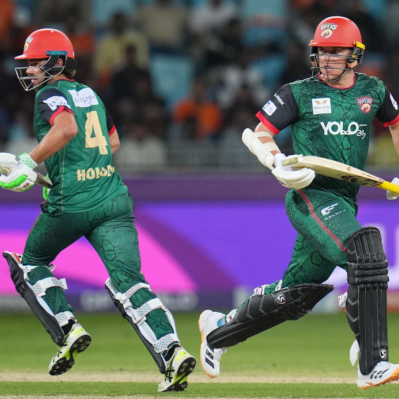 Max Holden after the Vipers beat the Gulf Giants to make it five wins from five!