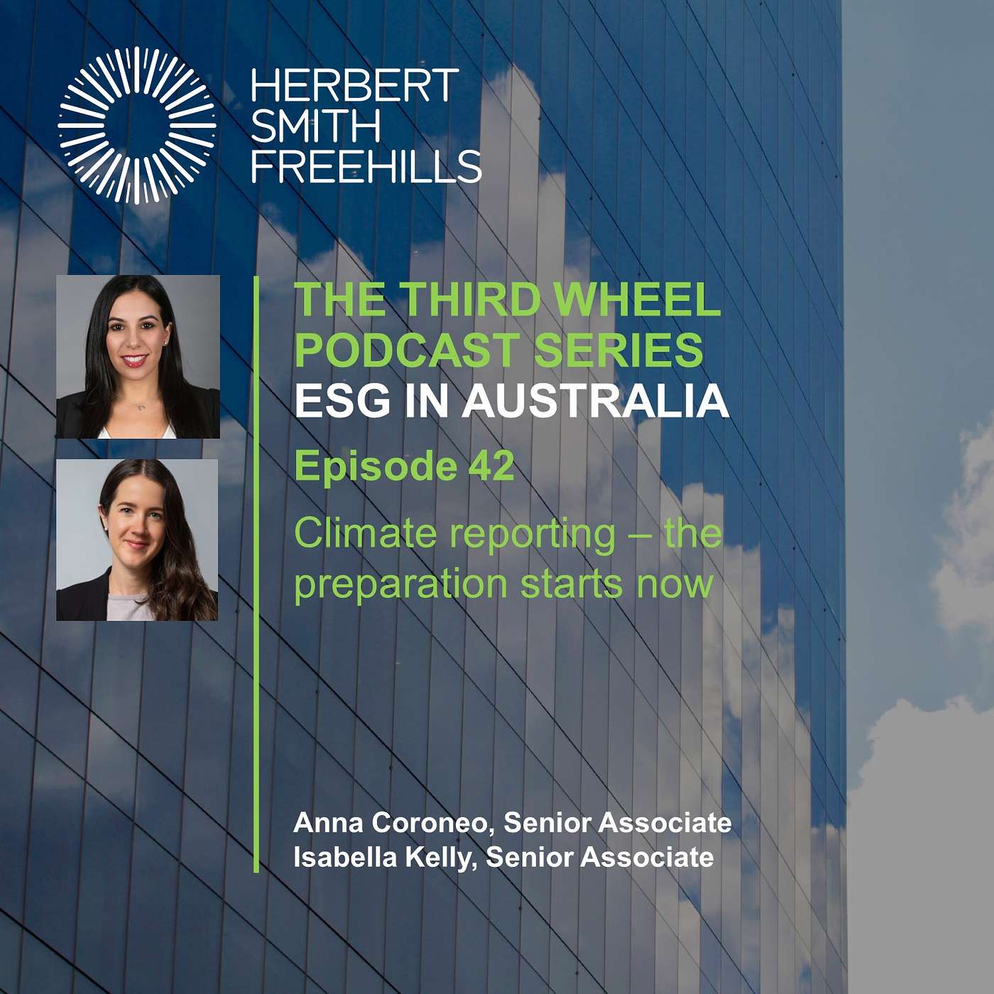 The Third Wheel (ESG Australia) EP42: Climate reporting – the preparation starts now episode artwork
