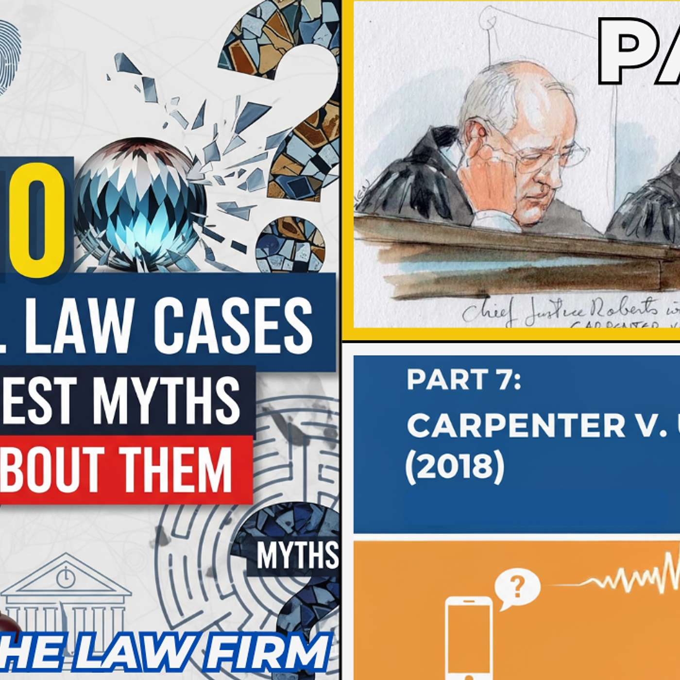 Top 10 Criminal Law Cases and Myths | PART 7: Privacy rights in the digital age. Cell Phone GEO data