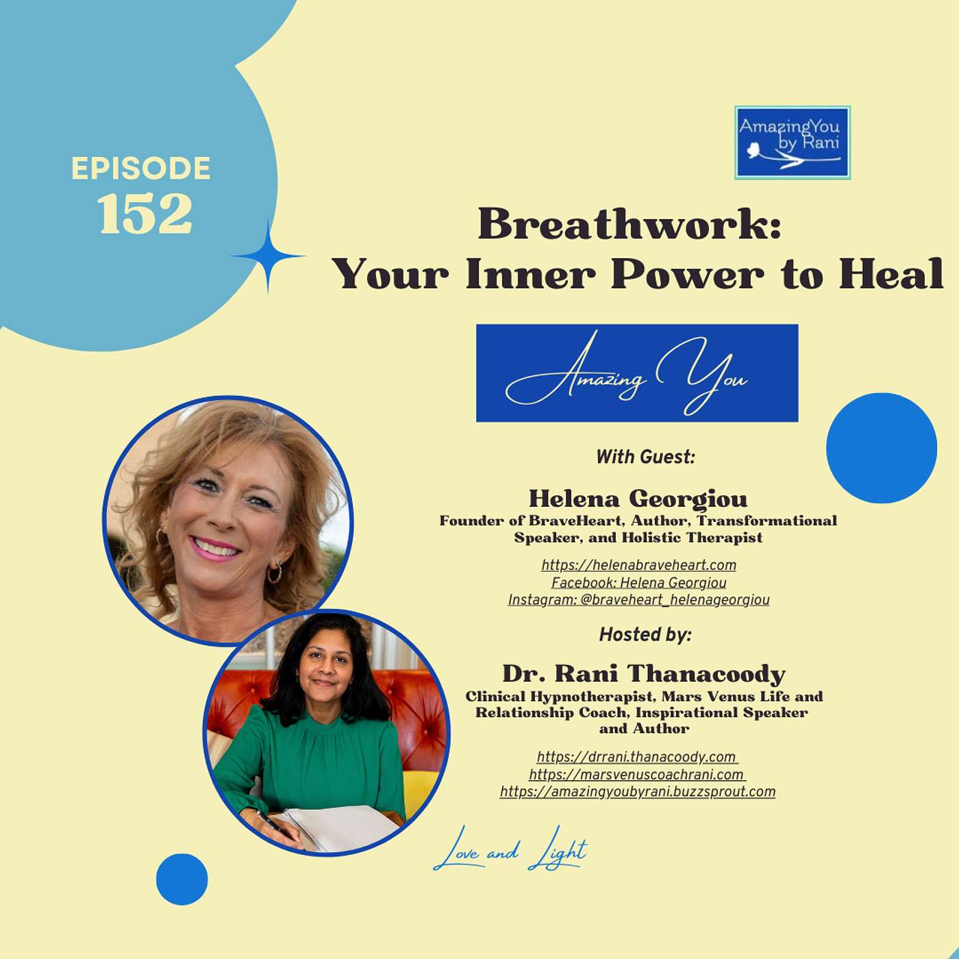 Episode 152: Breathwork: Your Inner Power to Heal with Helena Georgiou episode artwork