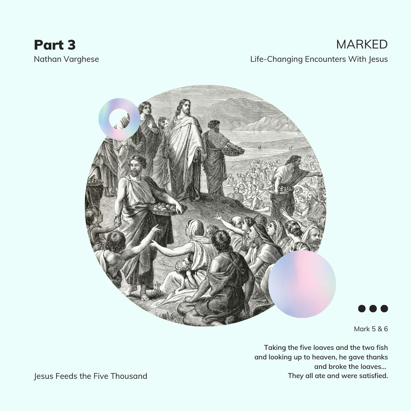 MARKED. Life-Changing Encounters With Jesus - Mark 6:30-44 - Nathan Varghese