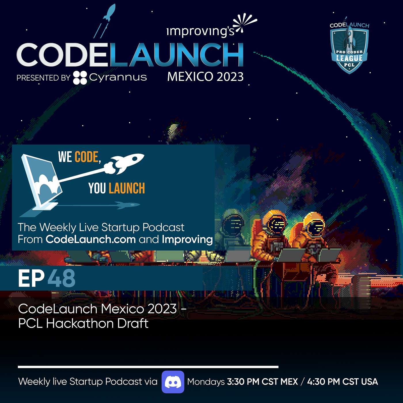 Ep. 48 | Mexico 2023 PCL Hackathon Sponsors Draft the Finalists episode artwork