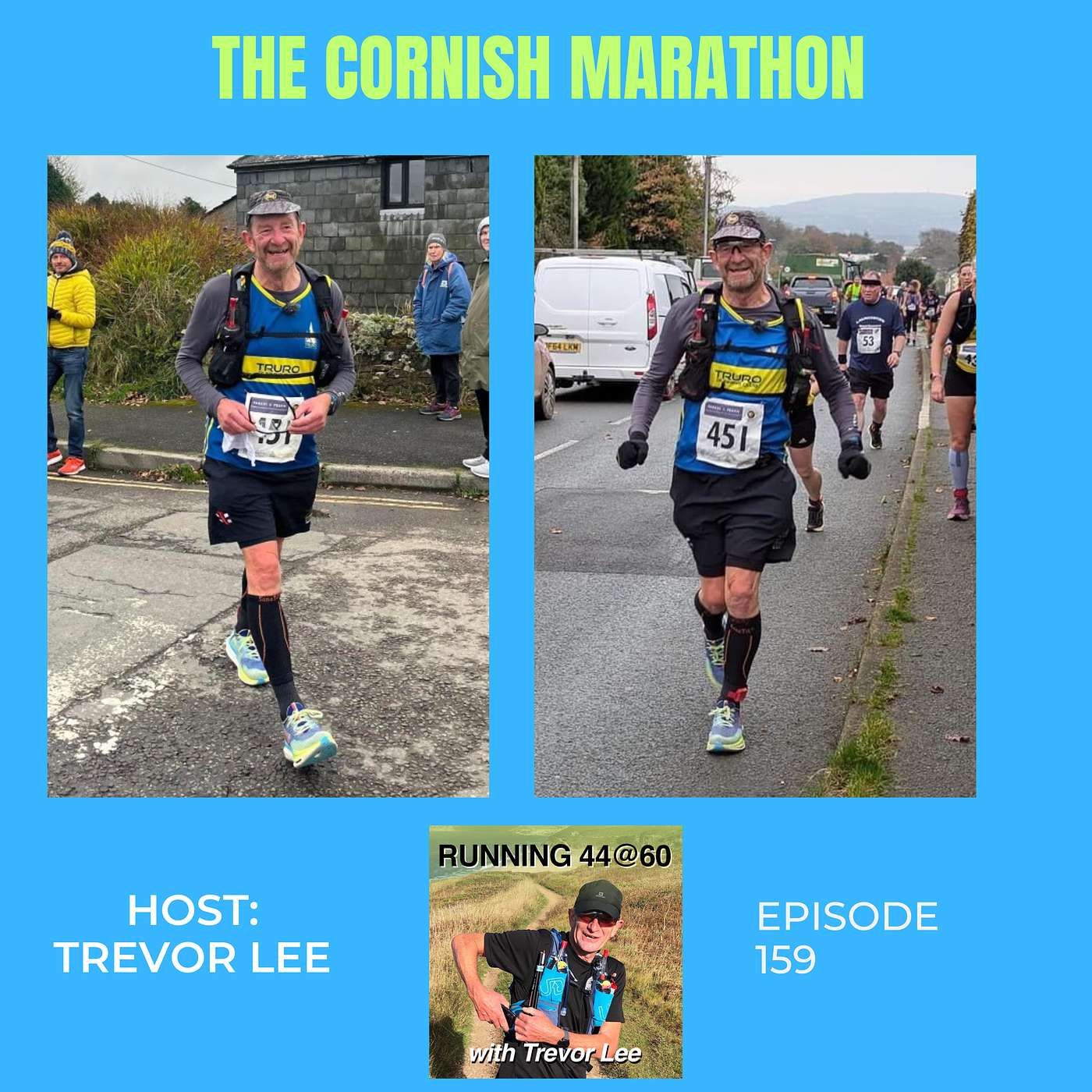 Cornish Marathon on the run recording