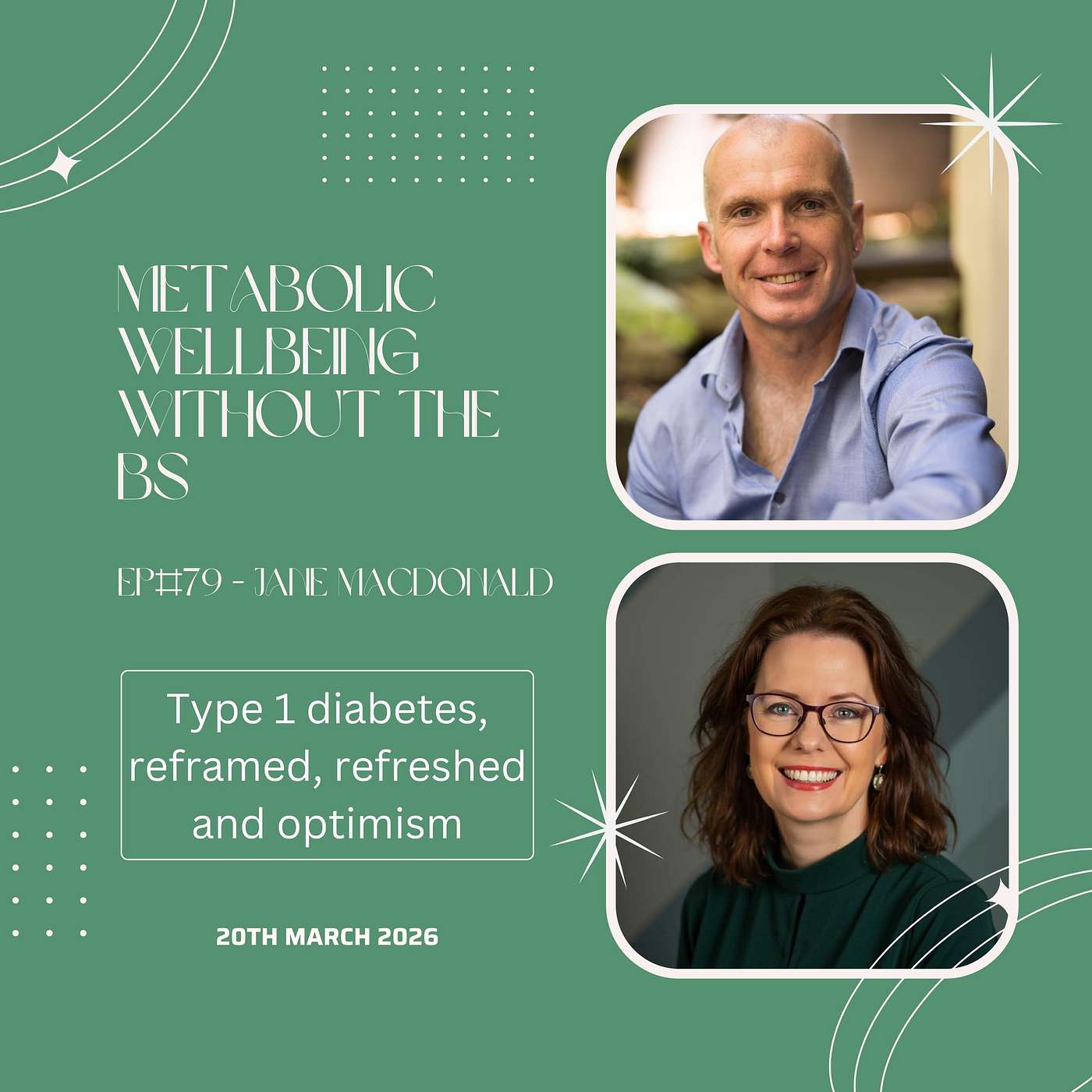 Type 1 diabetes reframed, refreshed and optimism episode artwork