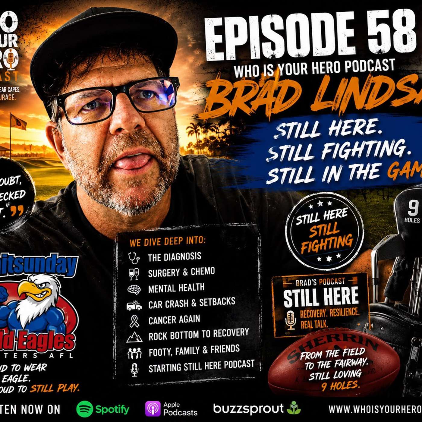 EPISODE 58 — BRAD LINDSAY: STILL HERE episode artwork