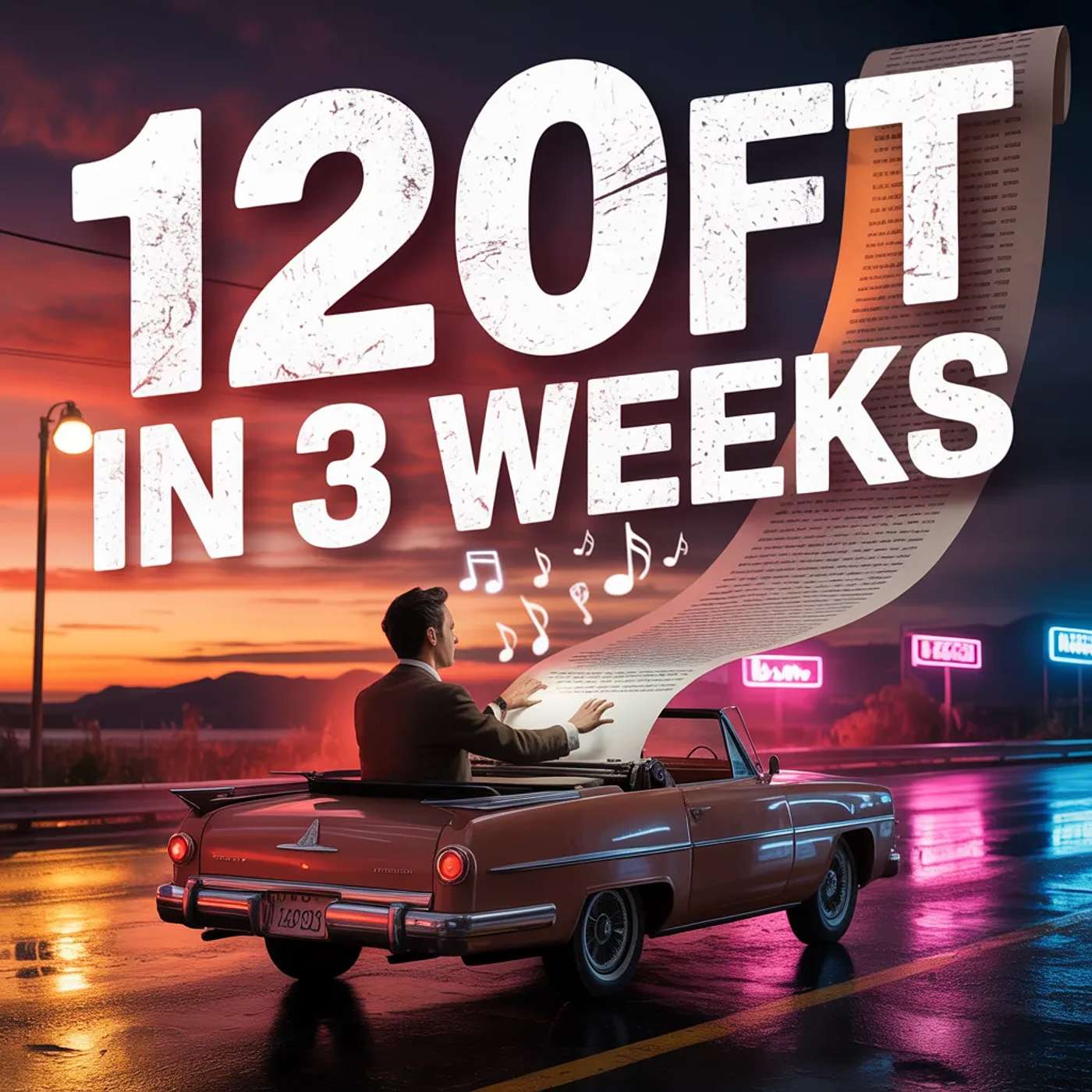 120ft Scroll in 3 Weeks: Kerouac's Wild Story | History Ignited