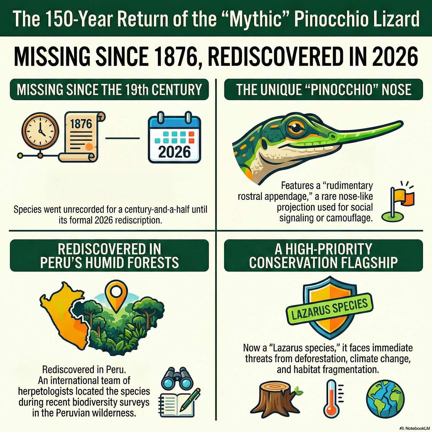 The Lazarus Lizard: Rediscovering Anolis levis After 150 Years episode artwork