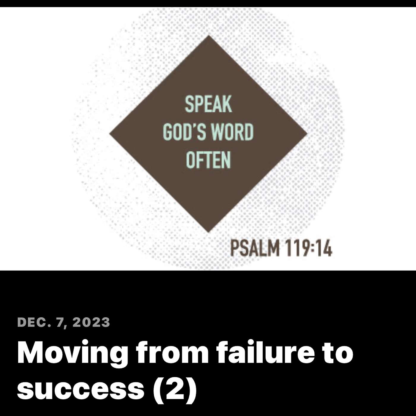 Moving From Failure To Success (2) episode artwork