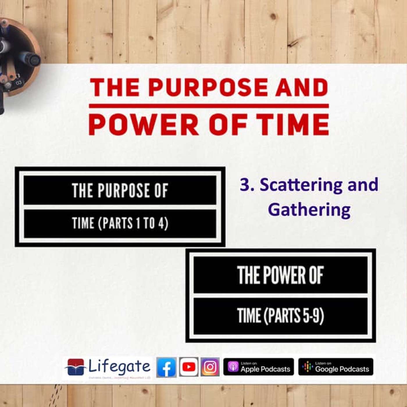 Scattering and Gathering (The Purpose and Power of Time) - Ps. Moses - Lifegate Church - 18.7.21 episode artwork