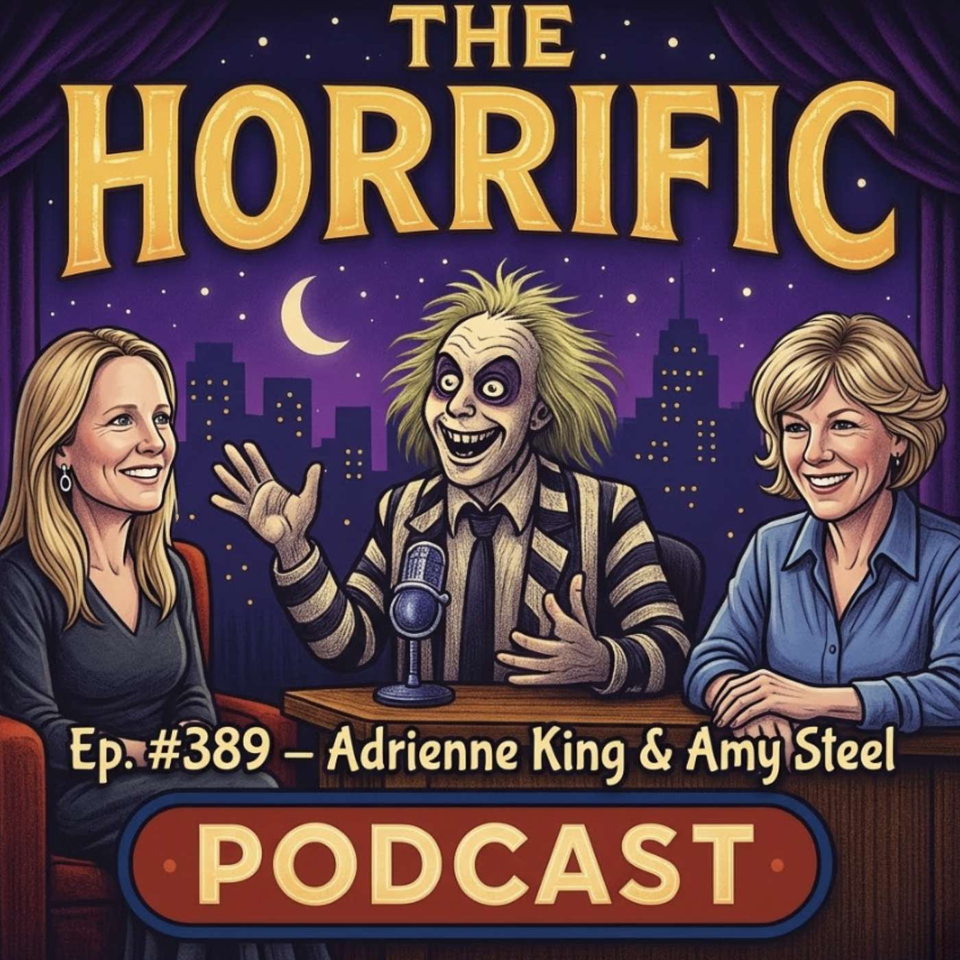 The Horrific Podcast #389 – Adrienne King & Amy Steel episode artwork