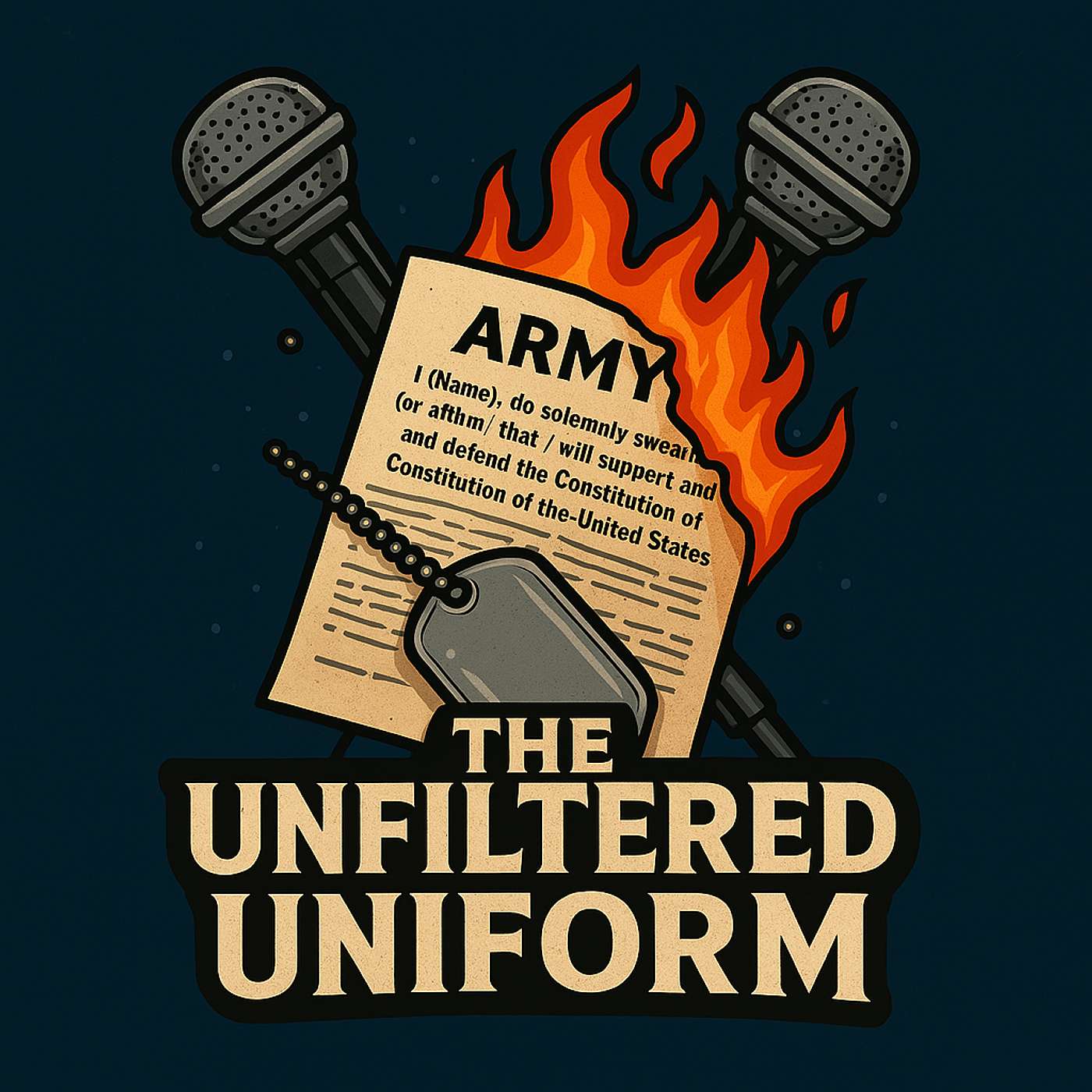 The Unfiltered Uniform podcast artwork