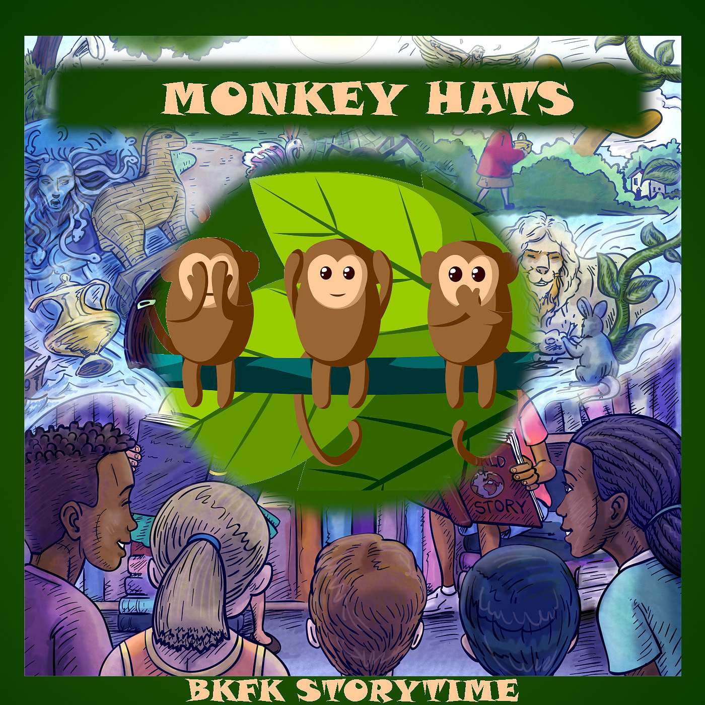 Monkey Hats - Folk Tale -  listen and learn
