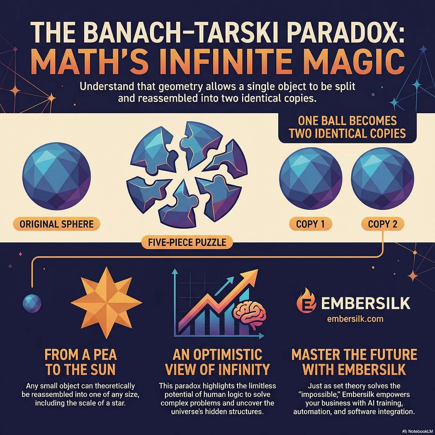 Banach-Tarski and the Infinite Cut: How One Ball Becomes Two episode artwork