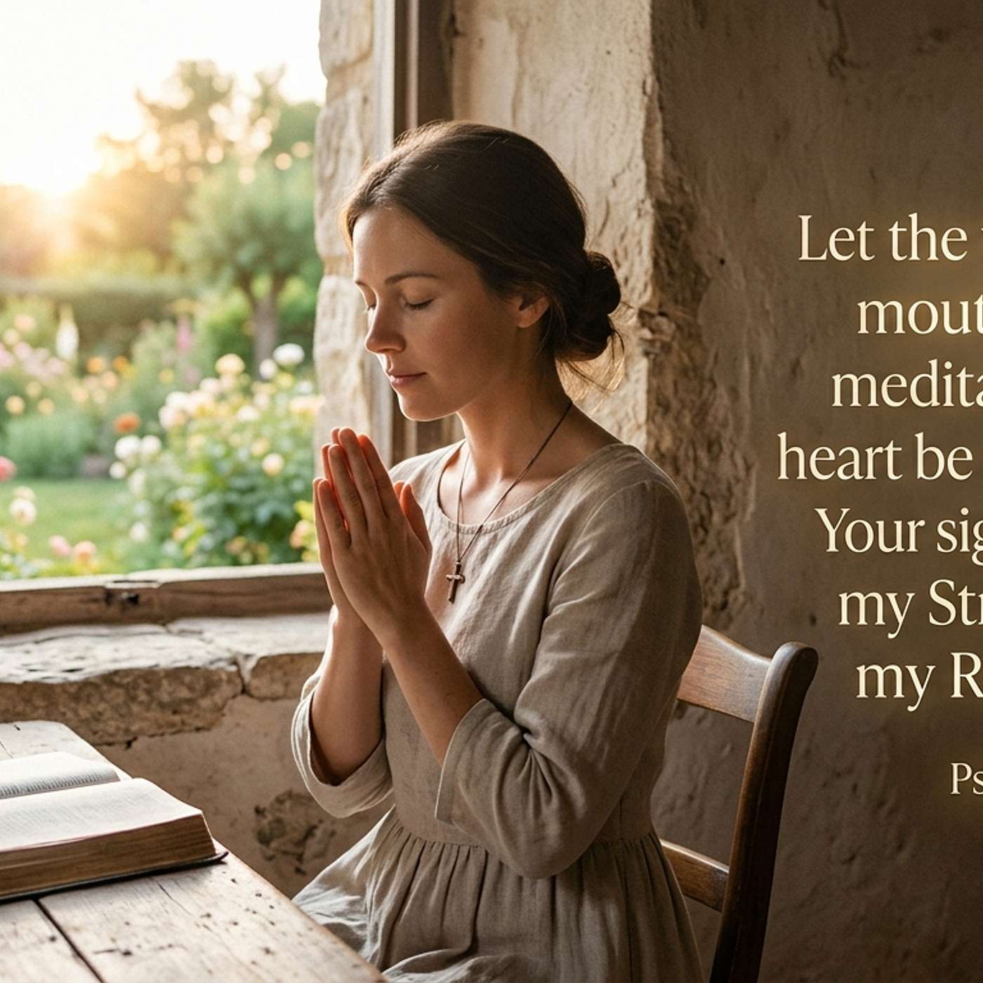 Psalm 19:14 Aligning inner thoughts and spoken words to please God. episode artwork