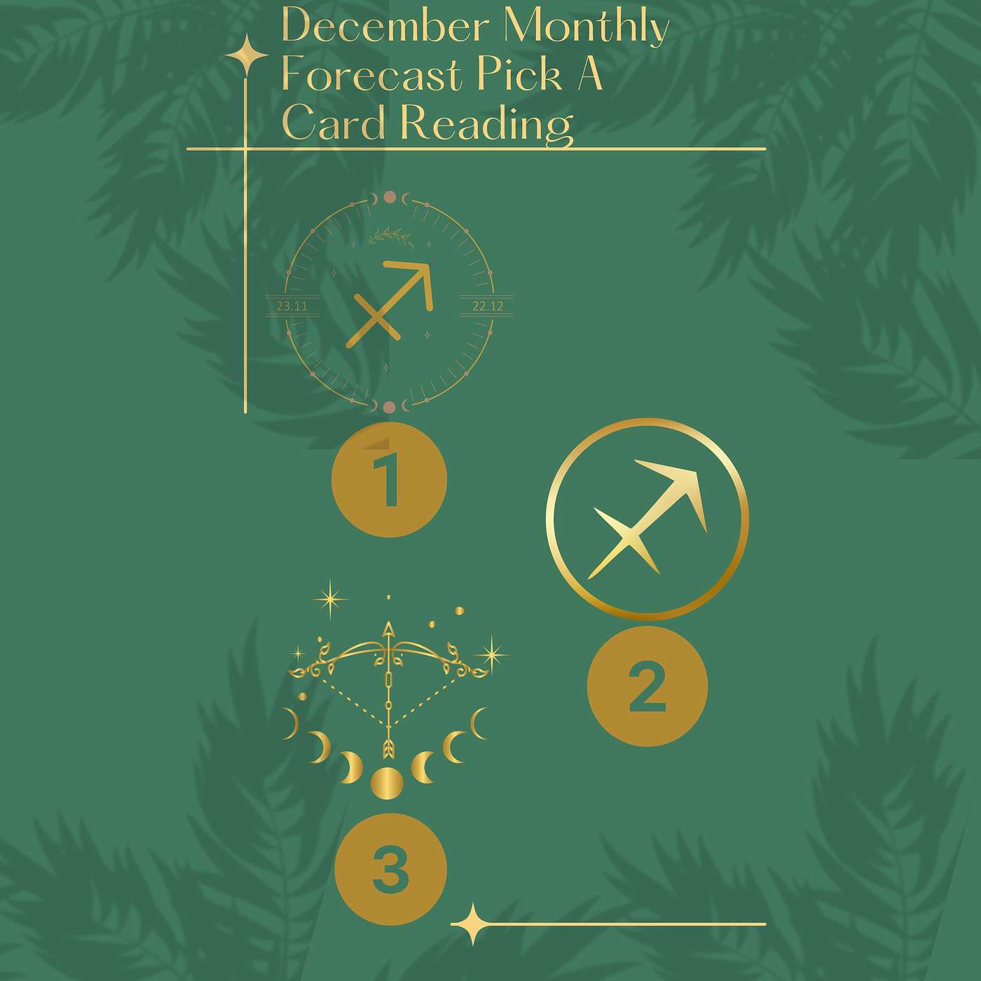 December Monthly Forecast Pick A Card Reading Sagittarius Symbol #1 episode artwork